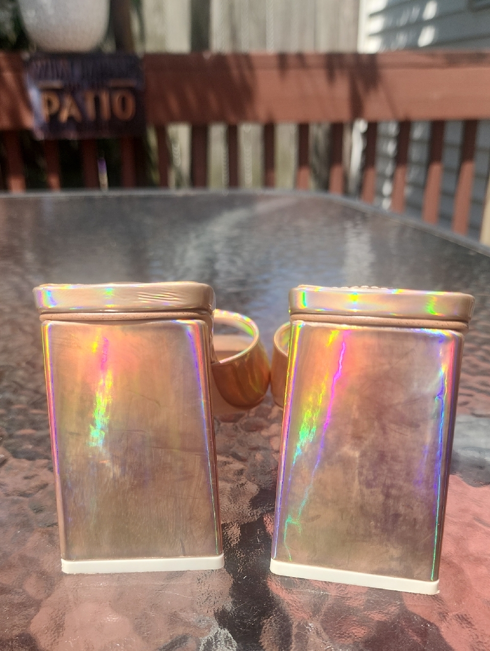 Nine West Yougo Iridescent Open-Toe Heeled Slide Sandals - Holographic 8.5 - Picture 11 of 11